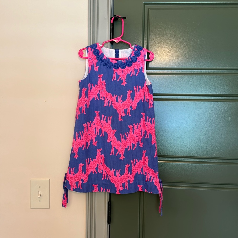 Lilly Pulitzer Pink and Blue Kids Casual Dress